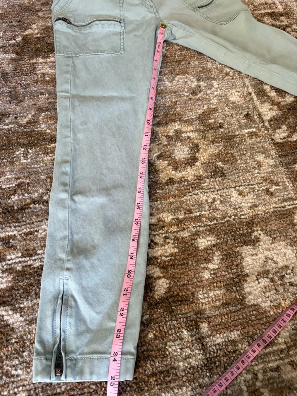 LOFT size 6Petite Mint Green Pants - Picture 4 of 6